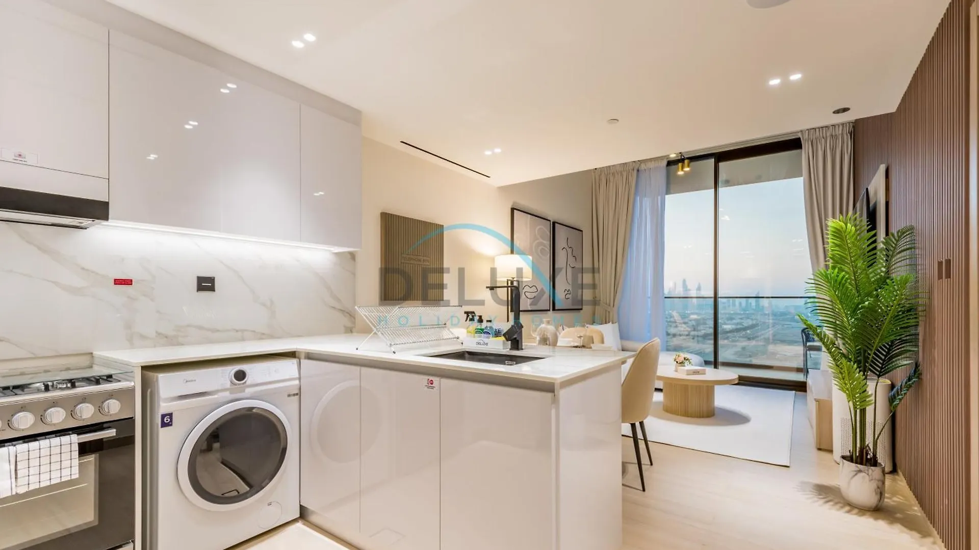 Chic 1Br In Binghatti Corner, Jvc By Deluxe Holiday Homes Dubai